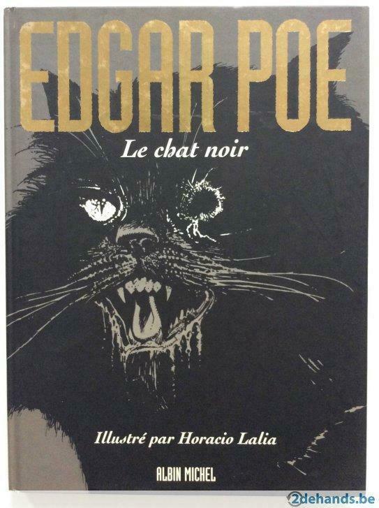 Edgar Poe - Le chat noir (Horacio Lalia) Albin Michel, Enlèvement ou Envoi, Utilisé