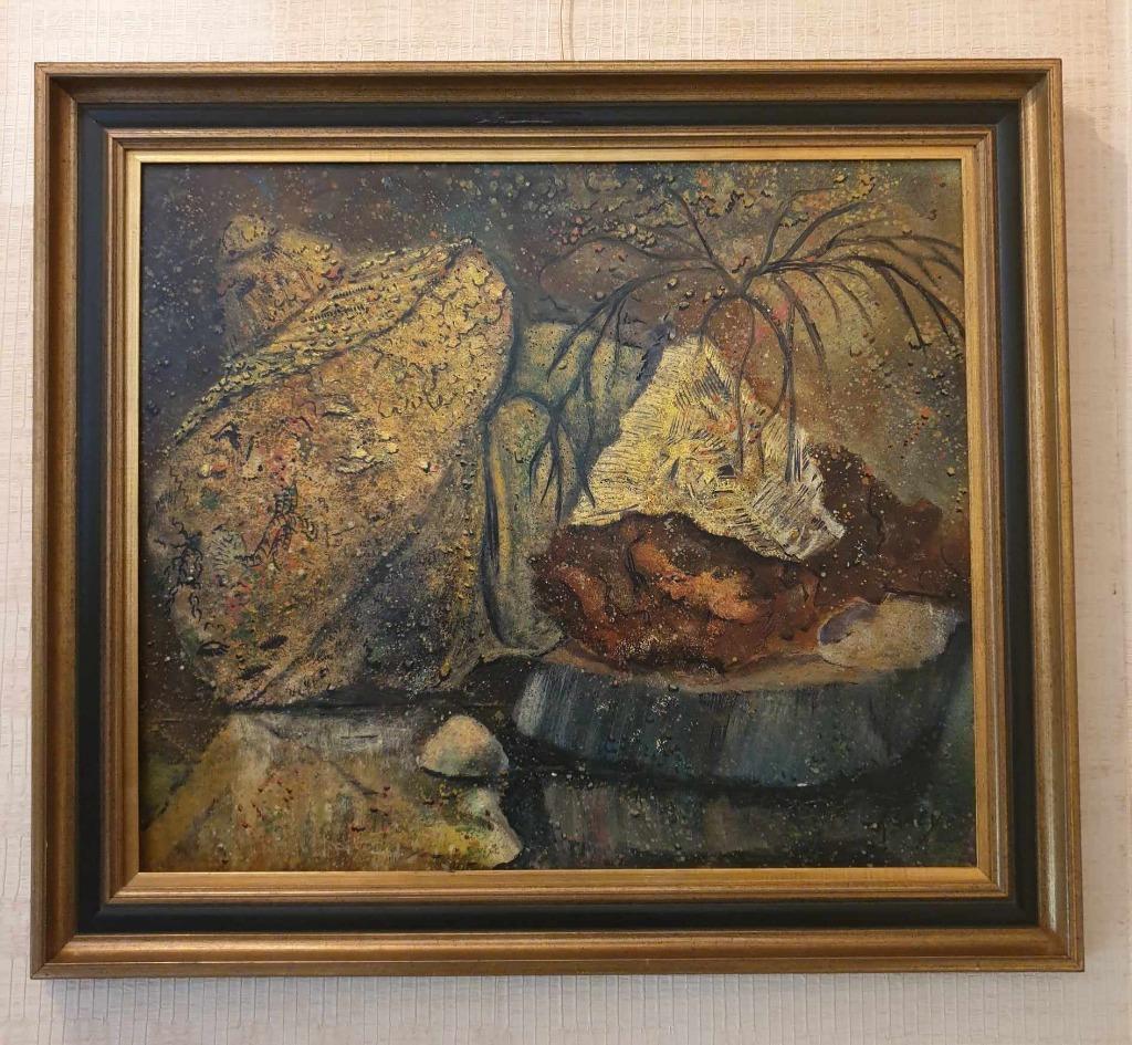 Saey Renaat olie op paneel "schelpen", Antiek en Kunst, Ophalen