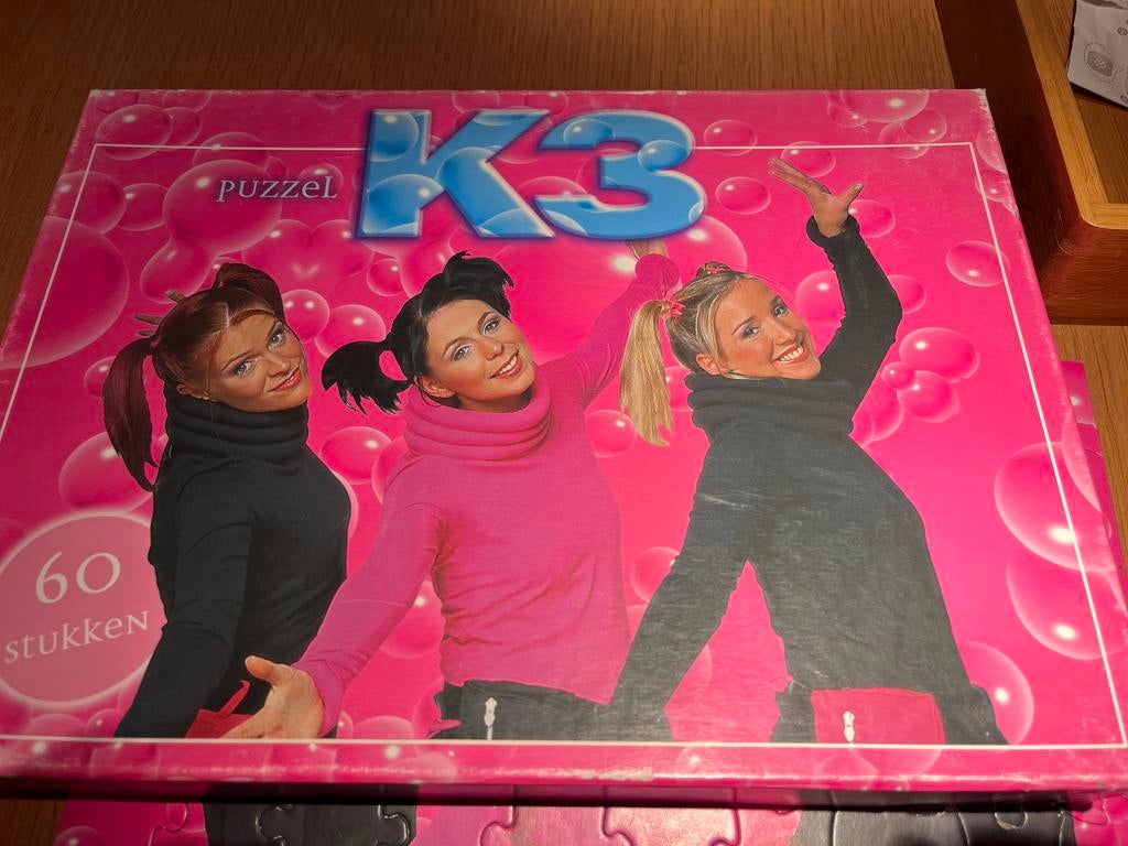 K3 original puzzel, Ophalen of Verzenden, Meer dan 50 stukjes, Gebruikt, 6 jaar of ouder