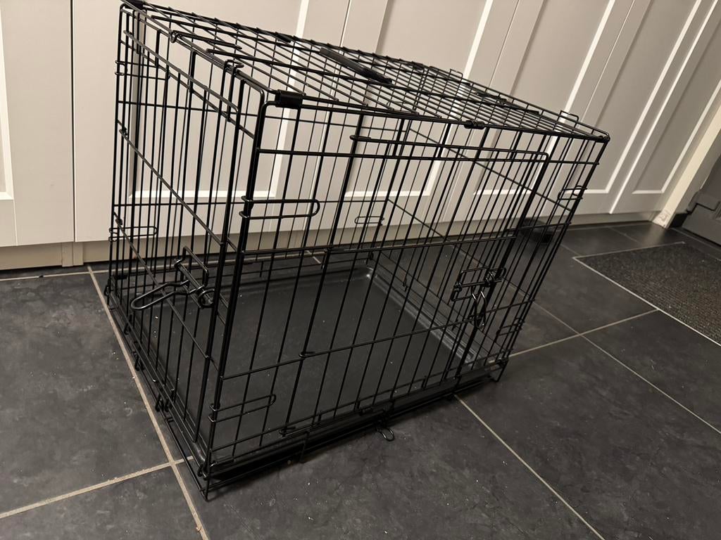 Stevige hondenbench 60x45x50, Dieren en Toebehoren, Hondenhokken, Ophalen, Zo goed als nieuw