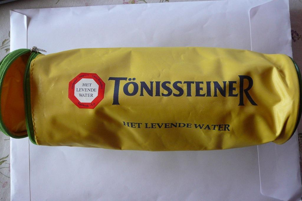 Tönissteiner het levende water zakje met rits voor fles, Ophalen of Verzenden, Zo goed als nieuw, Gebruiksvoorwerp