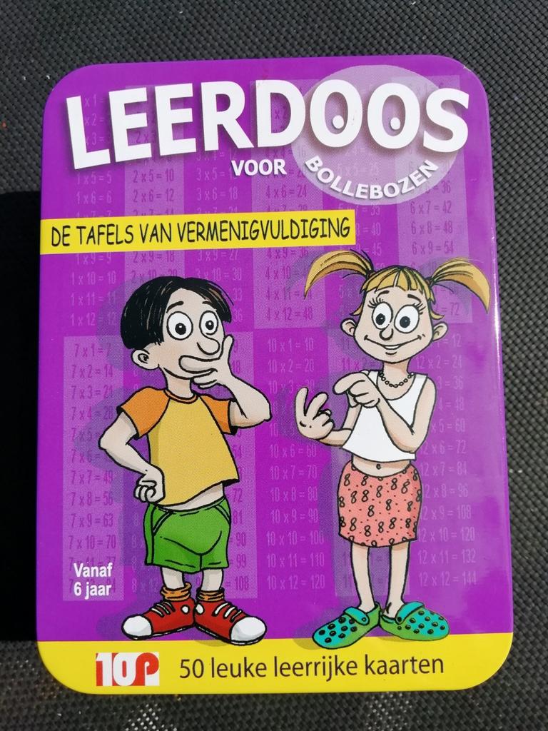 Leerdoos  de tafels van vermenigvuldiging, Ophalen, Zo goed als nieuw