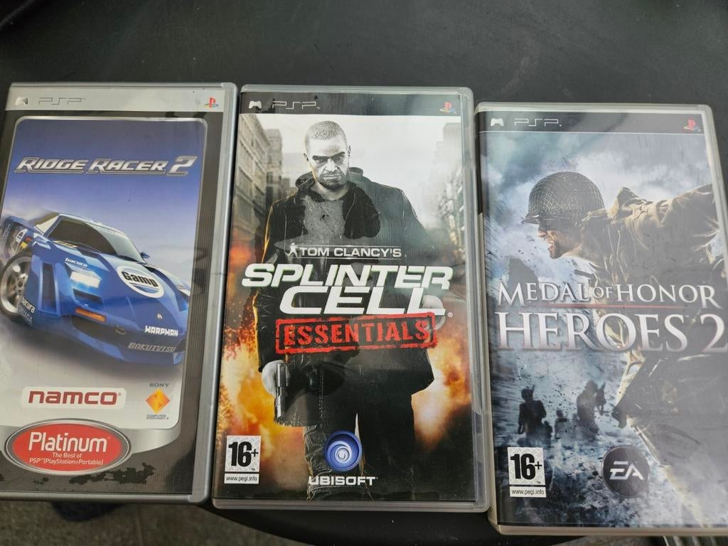 3 Sony psp spelletjes(10€), Games en Spelcomputers, Ophalen, Zo goed als nieuw, PSP