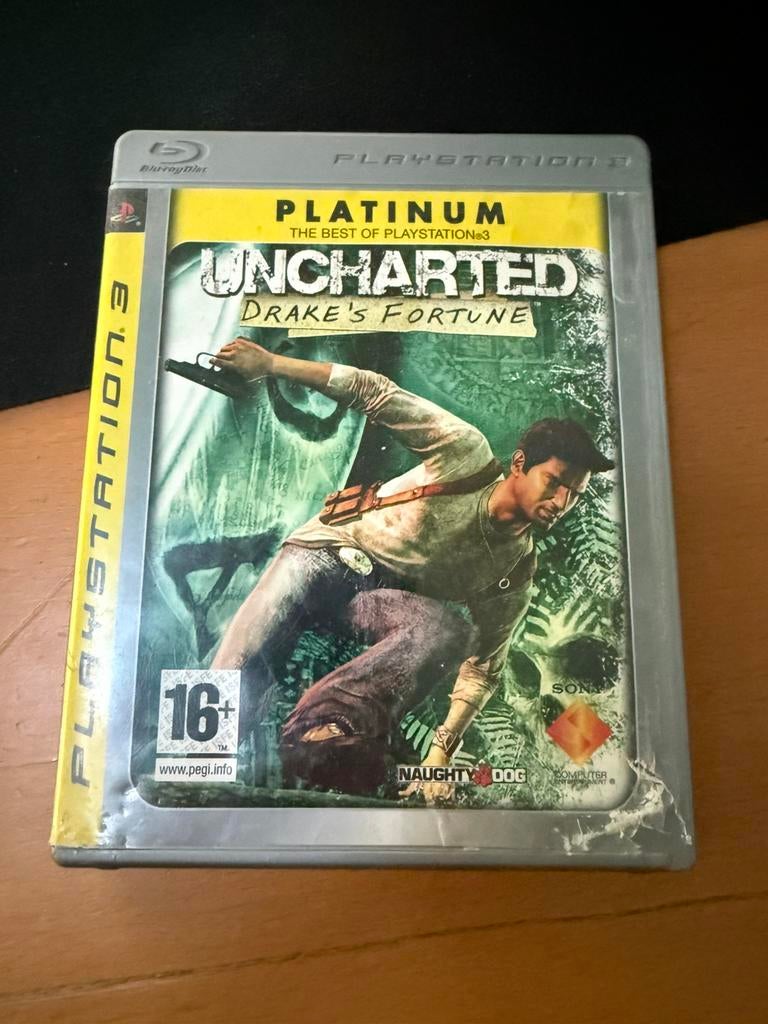 Uncharted Drake's Fortune | Platina | PlayStation 3, Games en Spelcomputers, Avontuur en Actie, Gebruikt, 1 speler, Ophalen of Verzenden