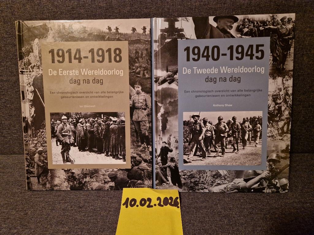 De eerste wereldoorlog dag na dag - de tweede wereldoorlog, Ophalen of Verzenden, Voor 1940, Nieuw