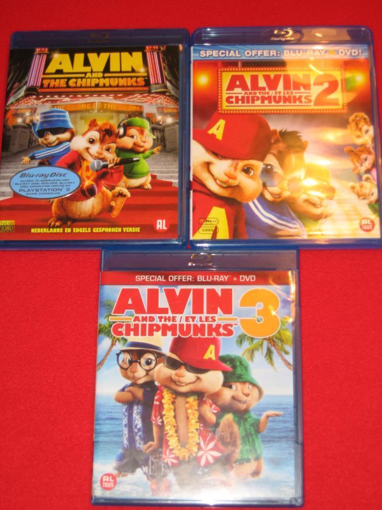 Alvin and the Chipmunks 1-2-3 (Blu-ray), Ophalen of Verzenden, Gebruikt