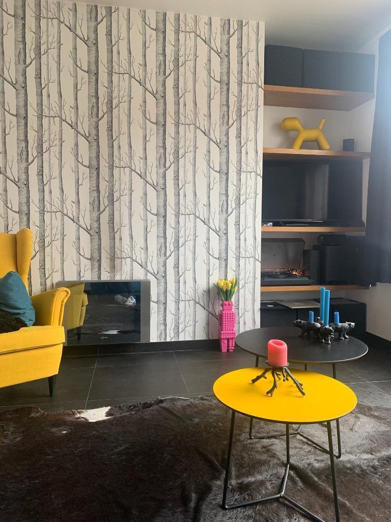 Montel Duke design bijzettafel, Huis en Inrichting, Gebruikt, Metaal of Aluminium, Rond, 55 tot 75 cm