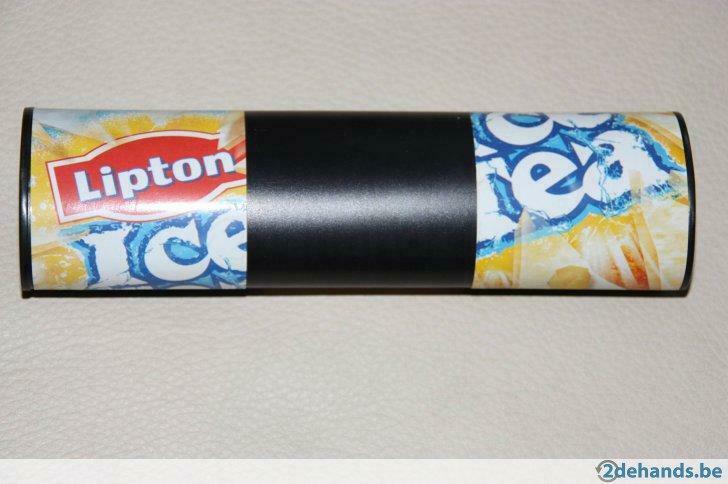 Pennenhouder in plastiek (ICE tea LIPTON), Neuf