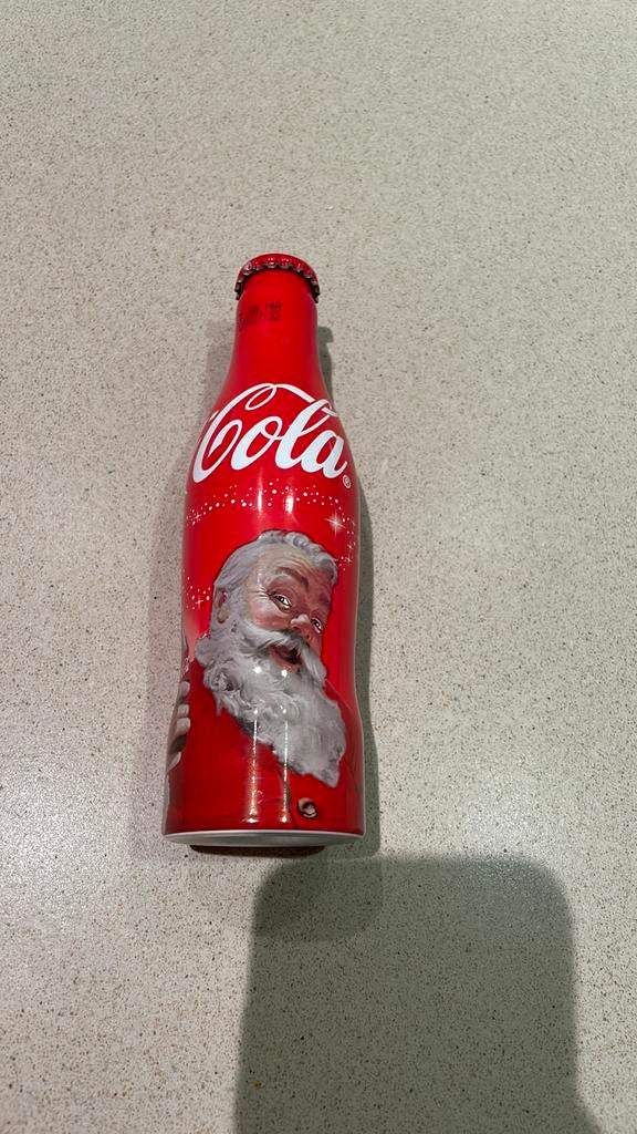 Aluminium Coca-Cola flesje Santa 2014, Ophalen of Verzenden, Nieuw