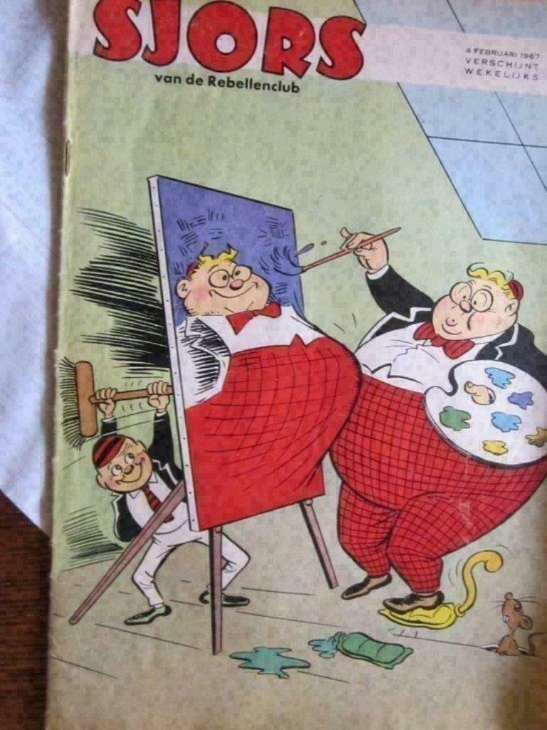 sjors van de rebellenclub , jaargang 1967, Boeken, Meerdere stripboeken, Ophalen of Verzenden, Gelezen