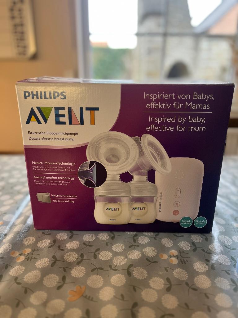 Elektrische borstkolf dubbel Avent, Kinderen en Baby's, Babyvoeding en Toebehoren, Ophalen, Gebruikt, Borstkolf