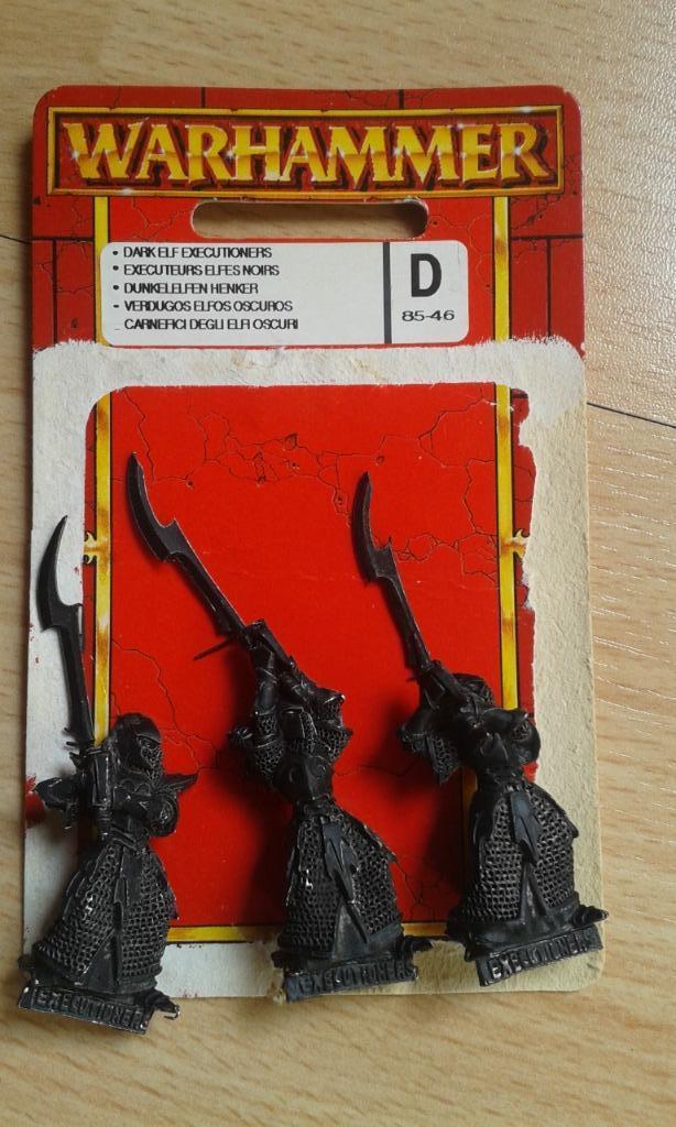 figurine miniature exécuteurs elfes noirs WARHAMMER, Hobby & Loisirs créatifs, Enlèvement, Neuf, Warhammer, Figurine(s)