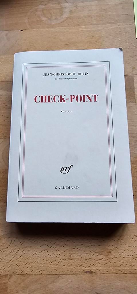 Check-point de Jean Christophe Rufin, Livres, Enlèvement