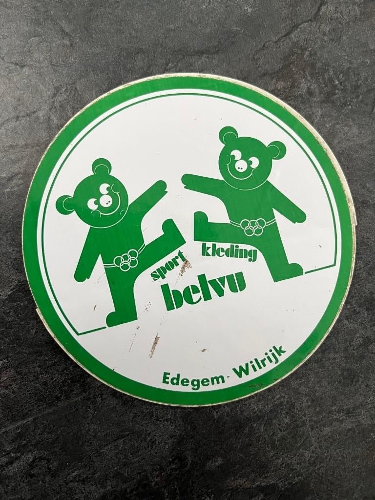 Sticker 2 beertjes - Belvu - Edegem - Wilrijk, Ophalen of Verzenden