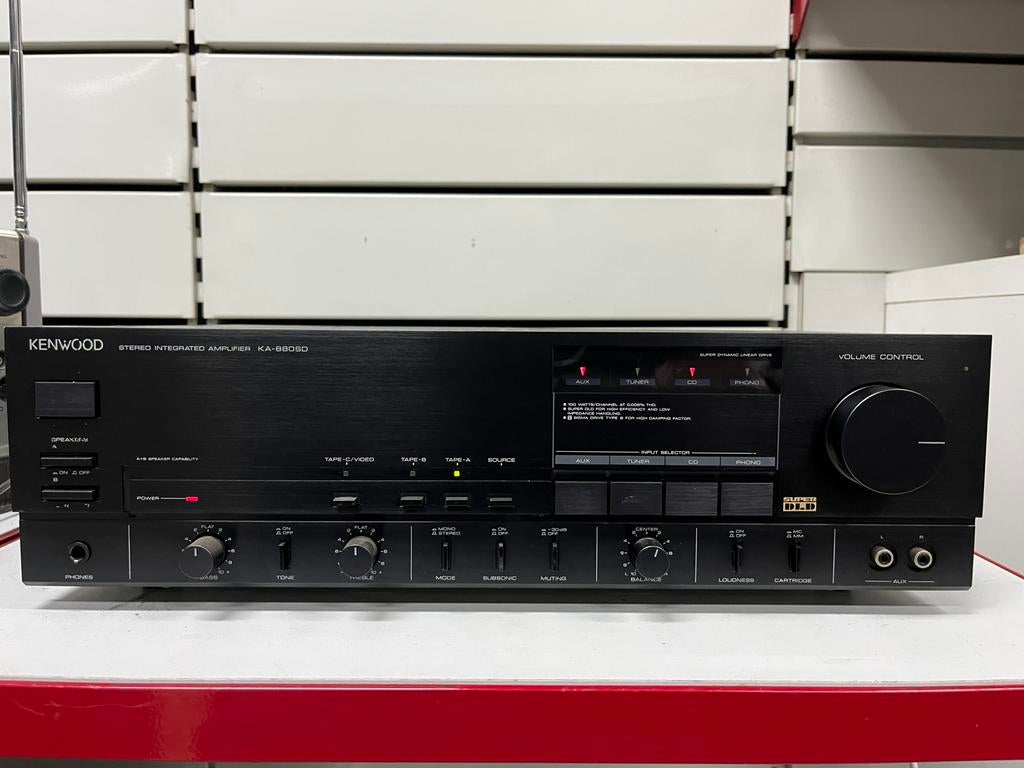 Kenwood KA-880SD versterker — High-end - Japan - jaren 80, Audio, Tv en Foto, Stereoketens, Ophalen, Gebruikt