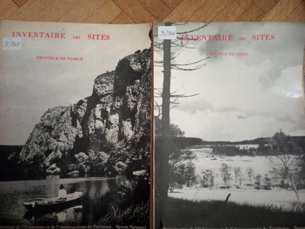 inventaire des Sites Province de Namur  de Liège Luxembourg, Ophalen of Verzenden