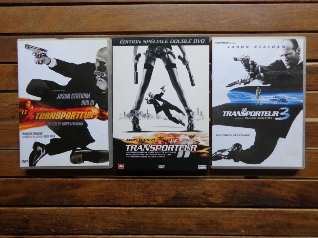 )))  Trilogie  Le Transporteur  //  Jason Statham  (((, Alle leeftijden, Ophalen of Verzenden, Zo goed als nieuw, Actie