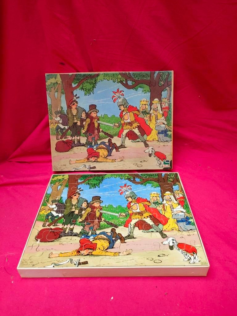 Oude houten legpuzzel.(Christiaensen), Antiek en Kunst, Ophalen of Verzenden