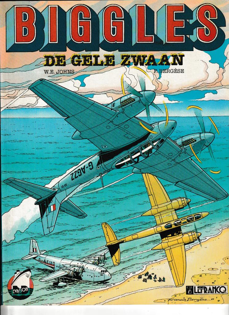 Strips - Biggles R.A.F. piloot - Vlieger-Detective., Boeken, Stripverhalen, Verzenden