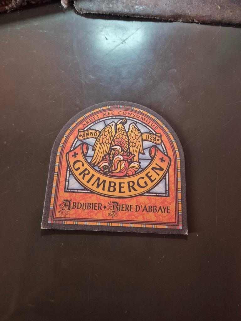 Sous Bock Grimbergen (modèle 17), Enlèvement ou Envoi, Utilisé, Sous-bock, Autres marques