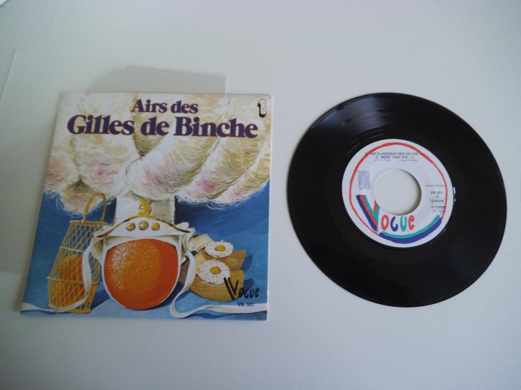7" Airs des Gilles de Binche Air classique des gilles mère t, Ophalen of Verzenden, Gebruikt, 7 inch, Single