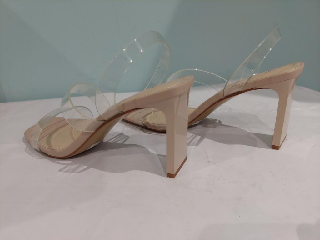 622C* H&M - sexy nude en transparante sandalen (39), H&M, Overige kleuren, Verzenden, Nieuw