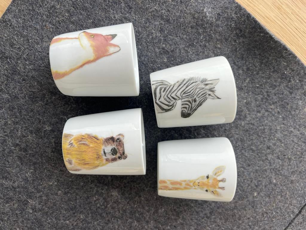 Mini tasses, Enlèvement, Comme neuf, Porcelaine