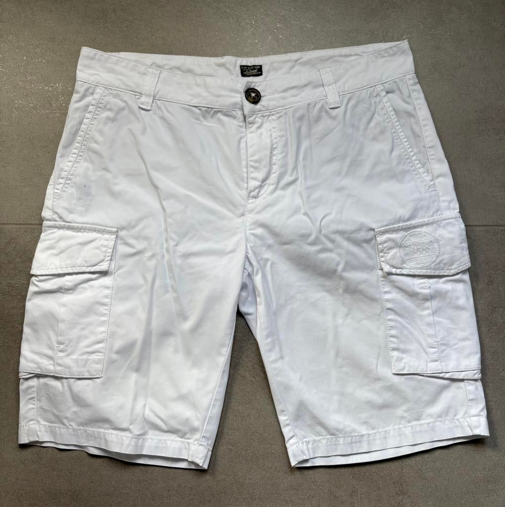 River Woods short - heren - wit - mt.40 (M), Kleding | Heren, Broeken en Pantalons, Wit, Overige maten, Ophalen of Verzenden, River woods