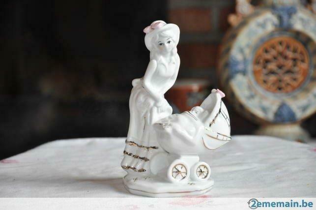posture faience mére enfant, Antiquités & Art, Antiquités | Céramique & Poterie