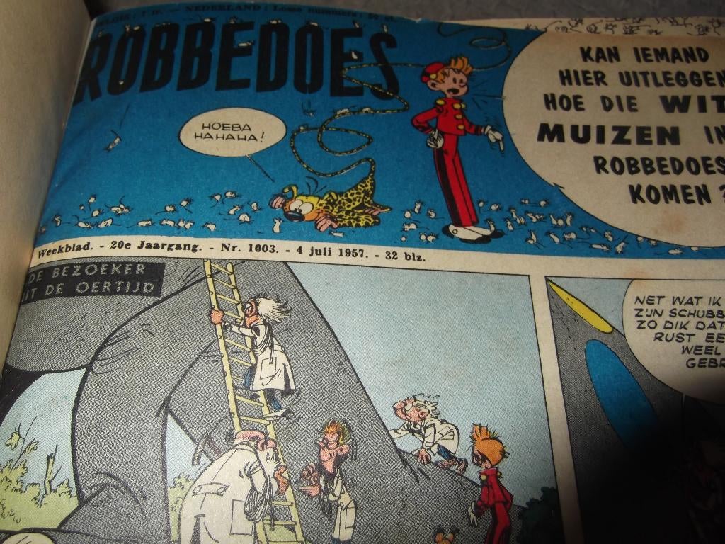 verzamelalbum Robbedoes 1957 (van nr. 1003 t.e.m. nr. 1028), Boeken, Ophalen of Verzenden