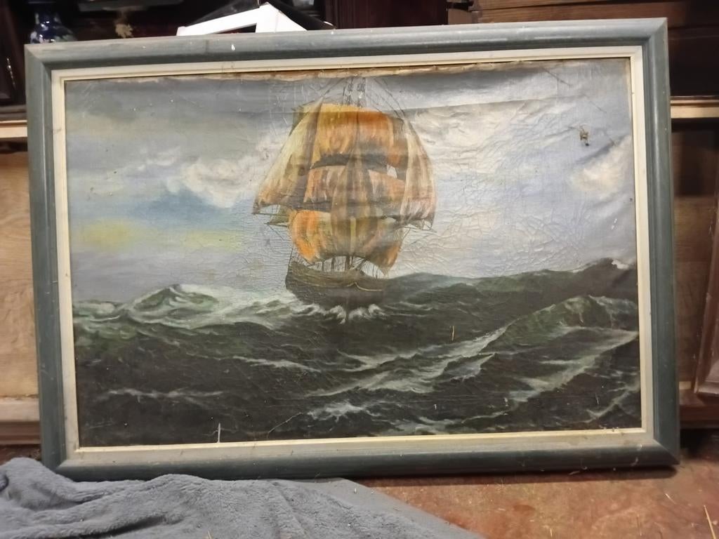 Schilderij, Ophalen, Zo goed als nieuw