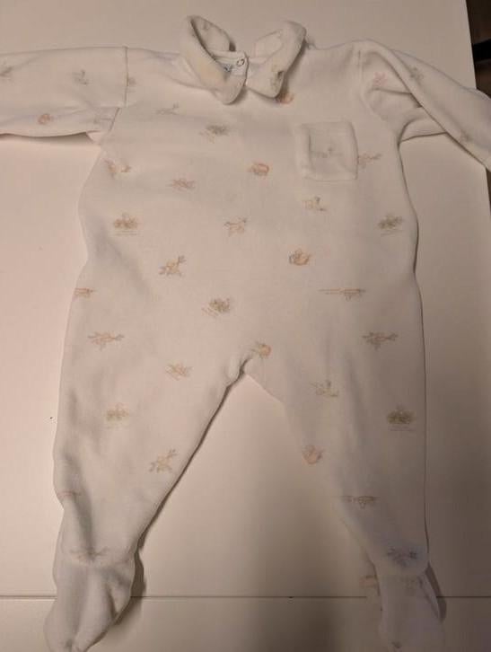 Petit Bateau fluwelen pyjama, Ophalen of Verzenden, Zo goed als nieuw