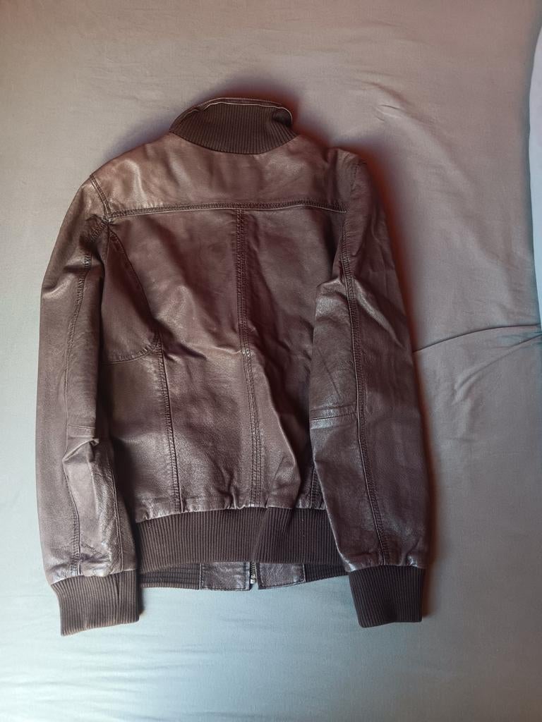 Veste cuir JBC, Enlèvement ou Envoi, Taille 56/58 (XL), Comme neuf, Brun