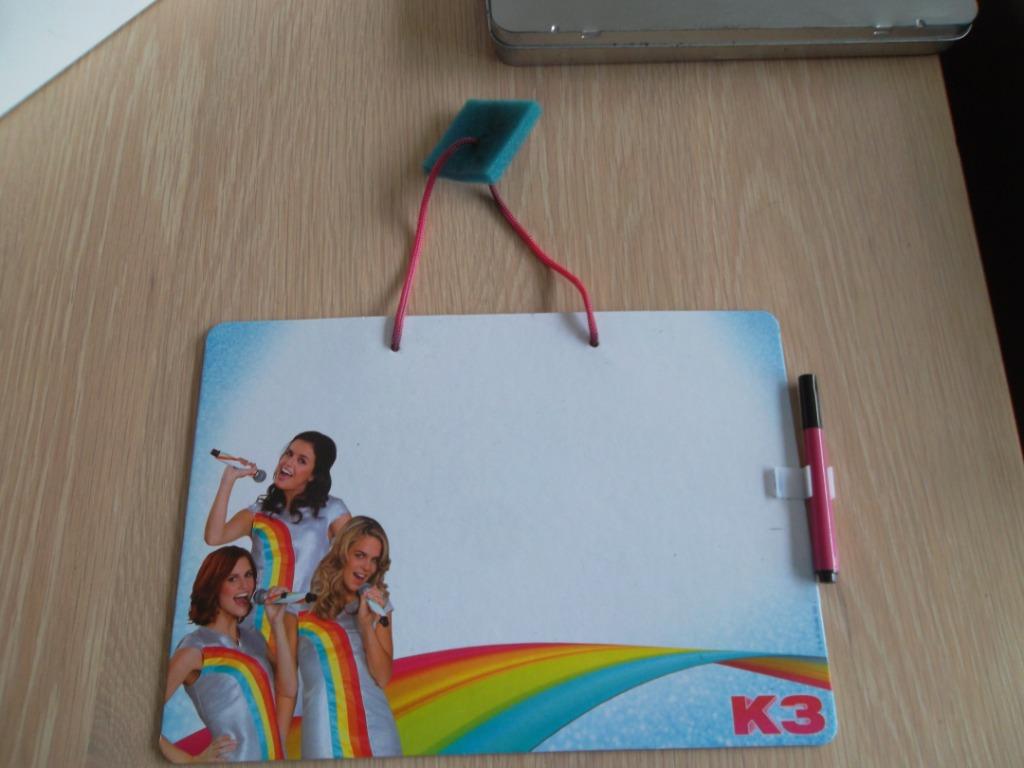 K3 teken bord, Ophalen of Verzenden, Zo goed als nieuw, Knutselen