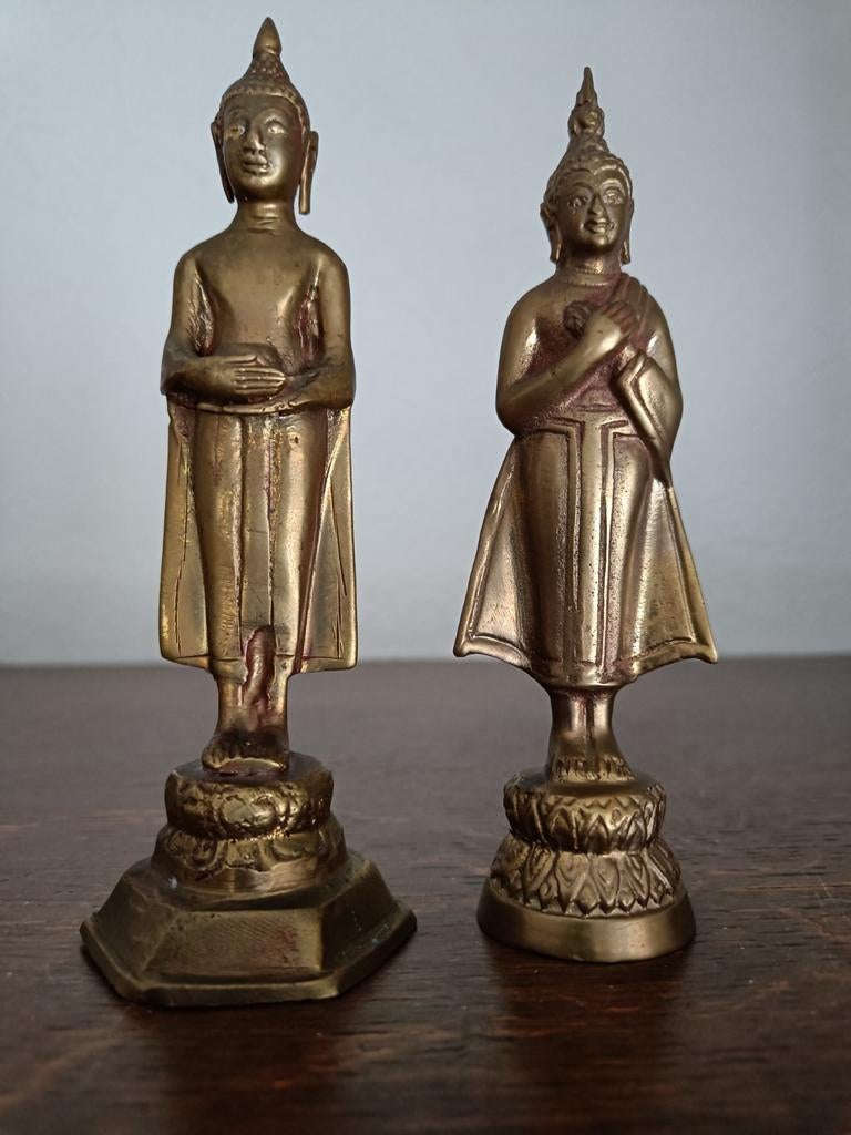 Paire de figurines orientales., Enlèvement ou Envoi, Utilisé