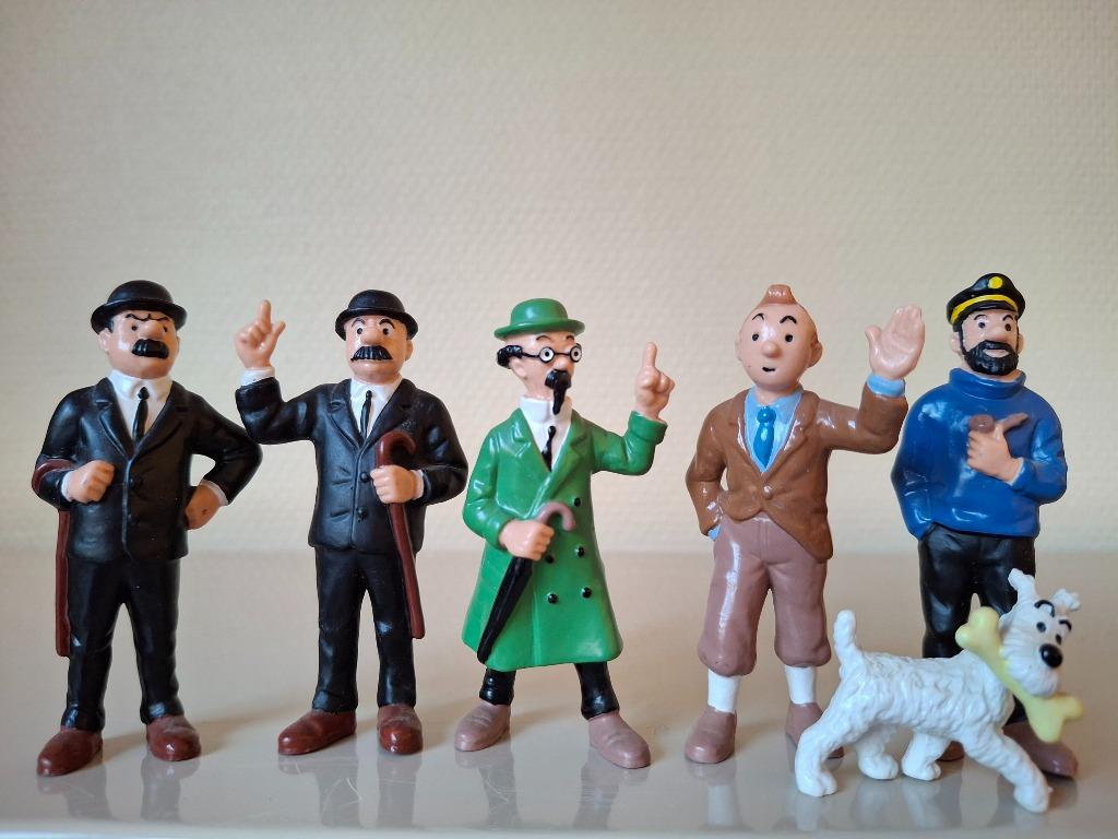 Set figurines Kuifje 'Bully' 1990, Verzenden, Kuifje, Zo goed als nieuw