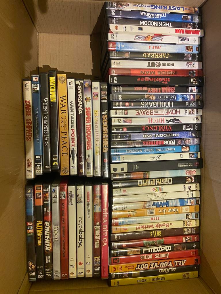 films op dvd, Ophalen, Zo goed als nieuw