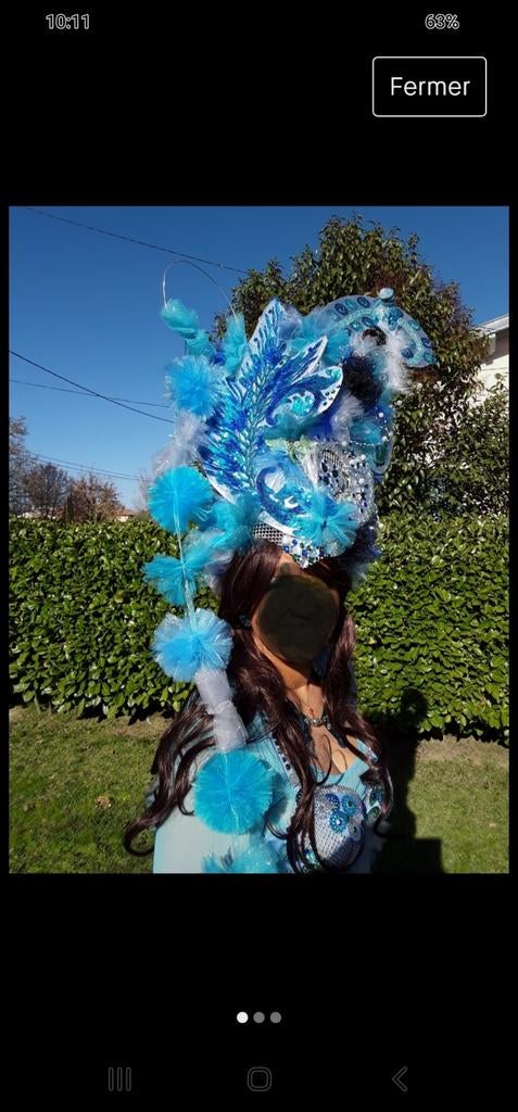 Coiffe carnaval, Enlèvement ou Envoi