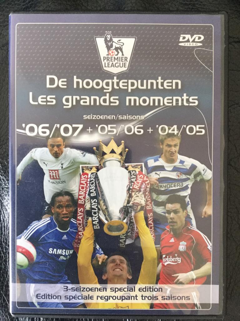 Dvd Premier League De hoogtepunten seiz. 06-07, 05-06, 04-05, Ophalen of Verzenden