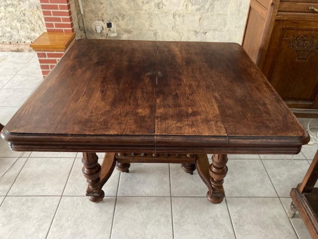 tafel + 6 stoelen goede staat, Ophalen, Gebruikt