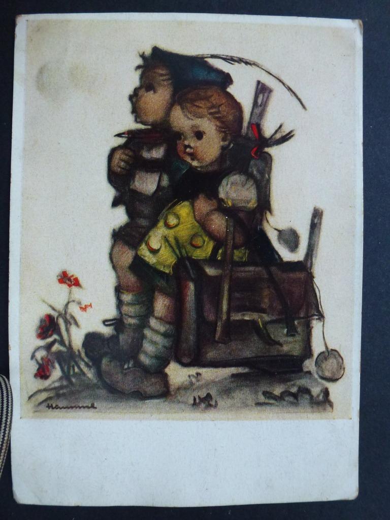 carte postale ancienne Hümmel décrite sans cachet n 5221, Collections, Enlèvement ou Envoi, Affranchie, Enfants