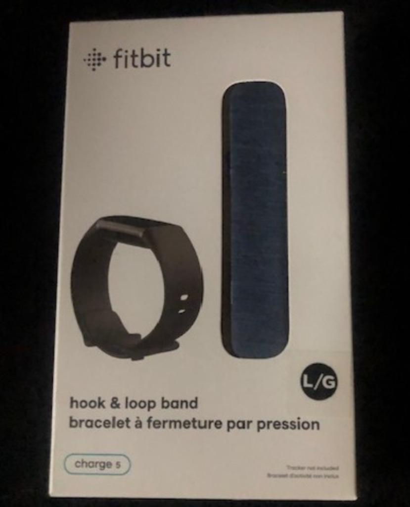 fitbit 5 bandje,LARGE,coastal blue,NIEUW !, Ophalen of Verzenden, Nieuw, Blauw, Fitbit 5
