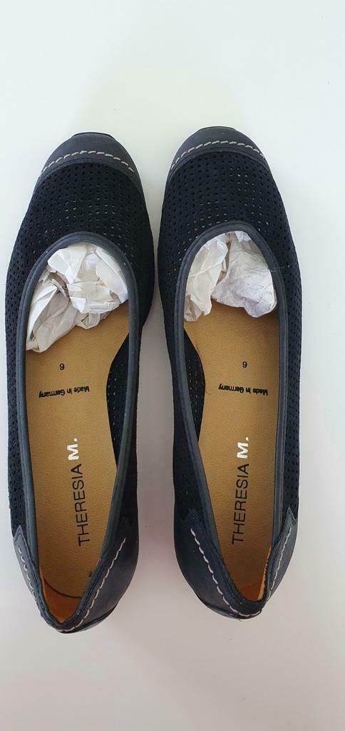 Ballerina's zwart, Theresia M. Maat 9, 39.5 á 40leder, nieuw, Ophalen of Verzenden