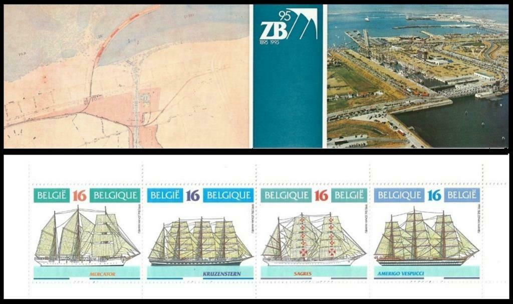 B26 Postzegels notebook Boats 1995 - Zeilschepen Mercator, Postzegels en Munten, Postzegels | Europa | België, Ophalen of Verzenden