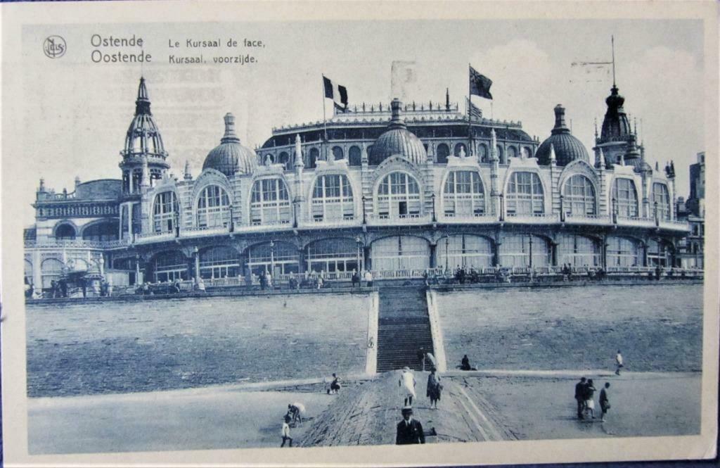 POSTKAART-  OOSTENDE, HET KURSAAL  1932, Ophalen of Verzenden, Gelopen, West-Vlaanderen