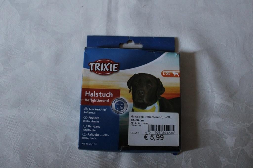 Trixie reflecterend halsdoek L-XL 43-60 cm, Dieren en Toebehoren, Ophalen of Verzenden, Nieuw