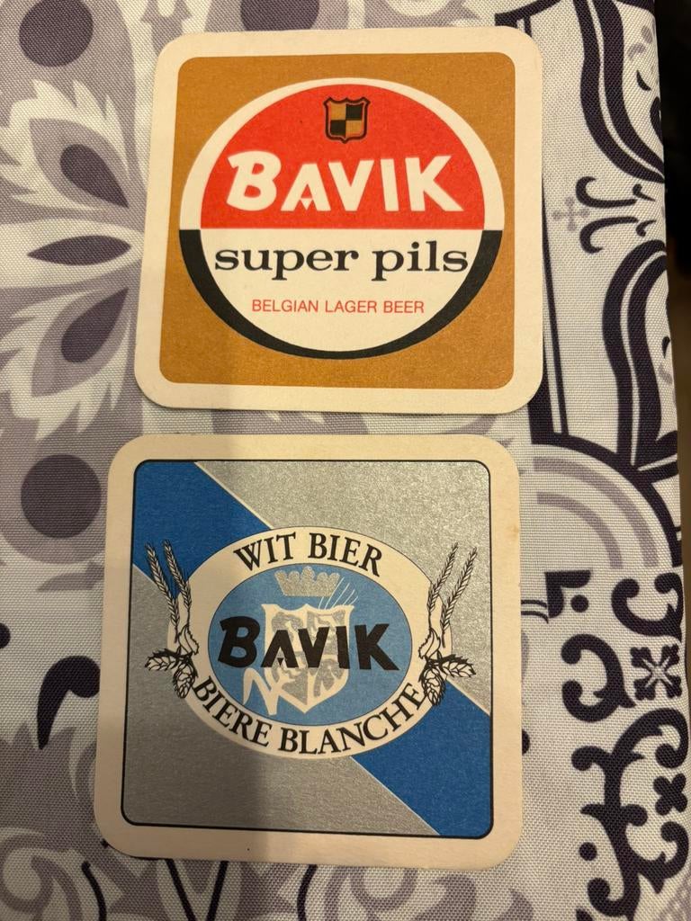 Oude bierviltjes bavik, Verzamelen, Ophalen of Verzenden, Zo goed als nieuw
