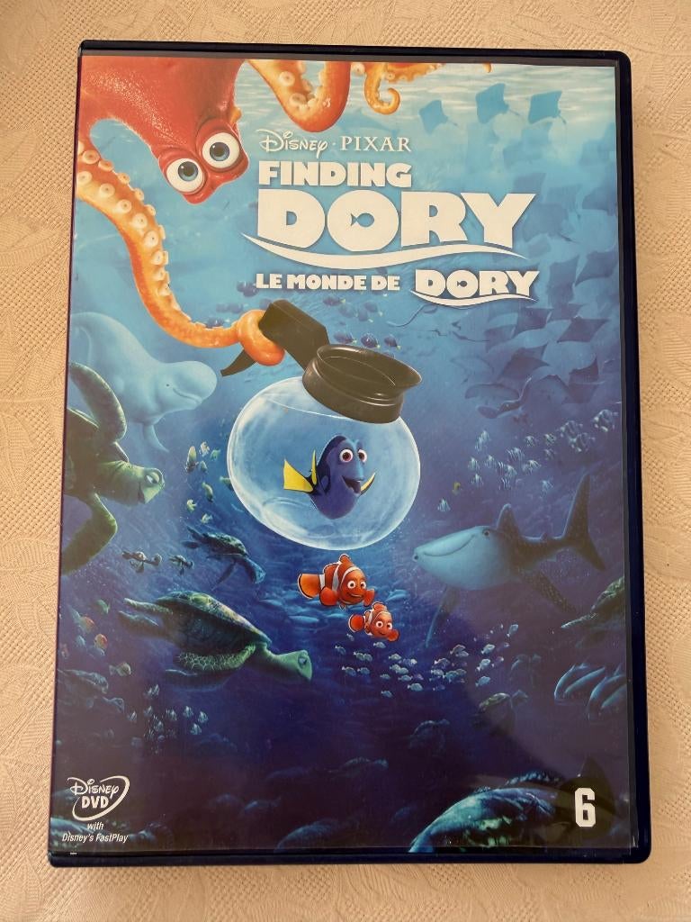 DVD finding Dory pixar disney, Cd's en Dvd's, Dvd's | Tekenfilms en Animatie, Zo goed als nieuw, Europees, Tekenfilm, Alle leeftijden