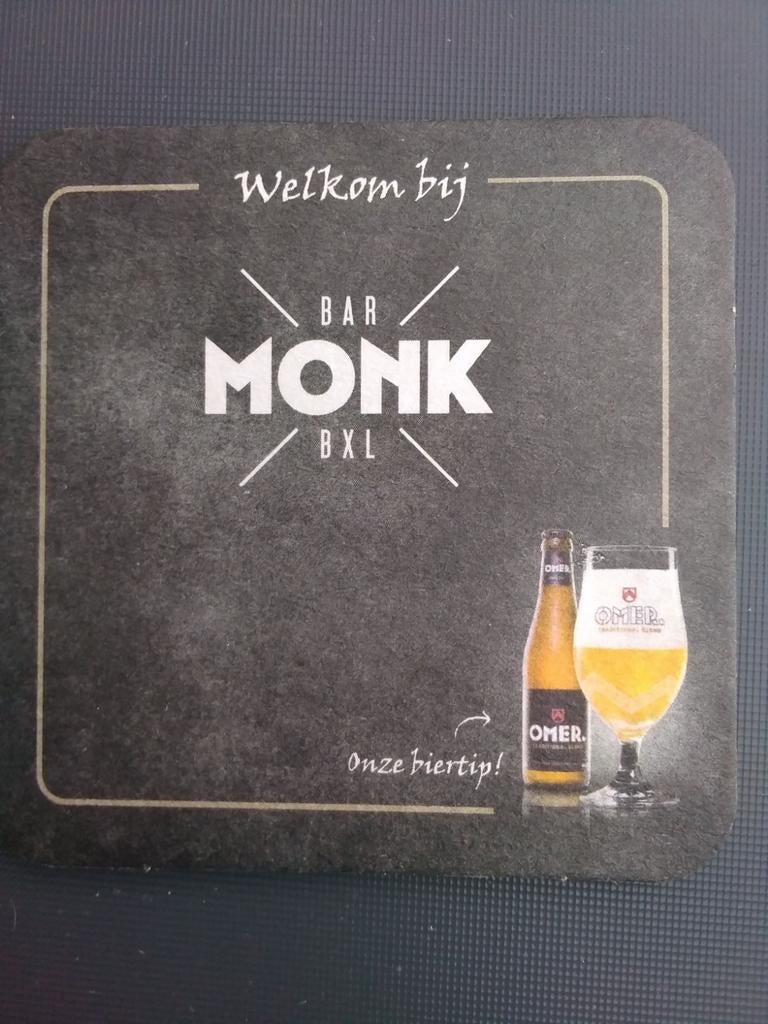 Bierkaart bar De Monk, Ophalen of Verzenden, Nieuw