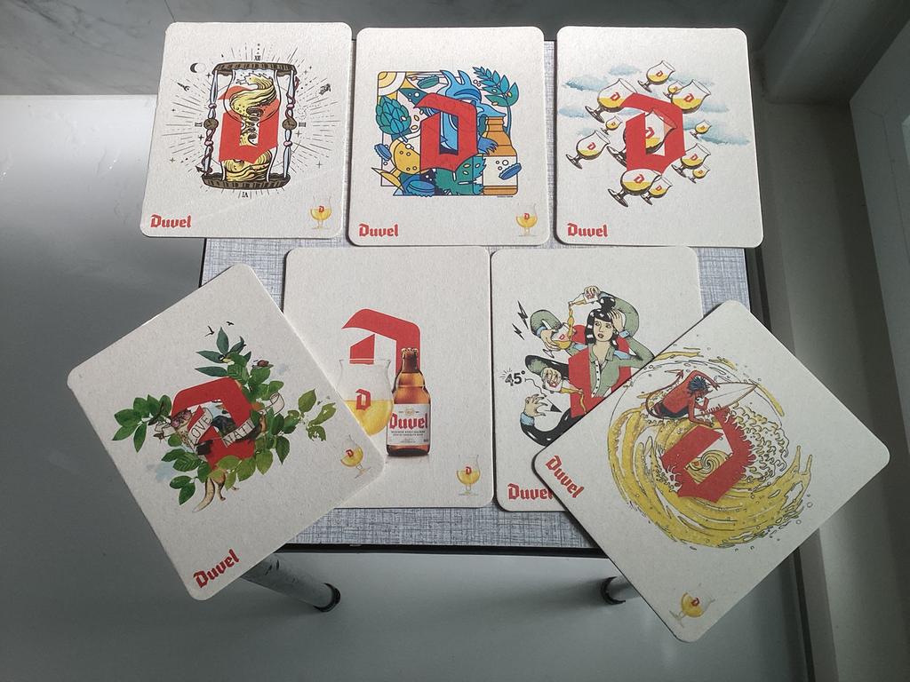 Bierviltjes duvel, Ophalen of Verzenden, Zo goed als nieuw